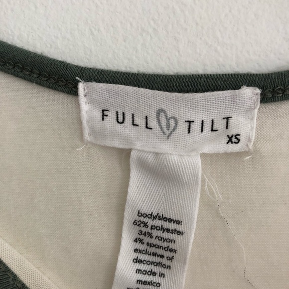 FULL TILT Glamp Womens Raglan Tee - Picture 5 of 6